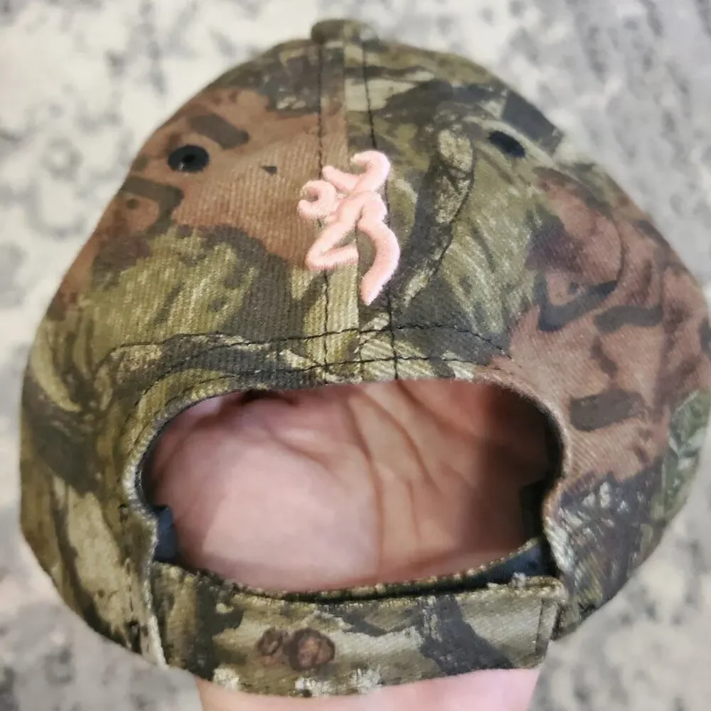 Women’s John Deere Pink Camo Hat || OS - Picture 3 of 5